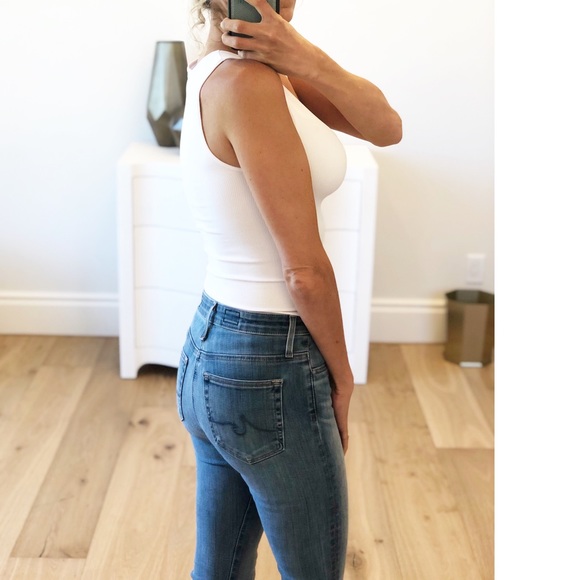 AUSTIN White Seamless Ribbed Tank - Picture 5 of 7